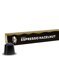 Kaffekapslen Espresso Hazelnut Premium paquet et capsule pour Nespresso
