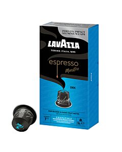 Lavazza Espresso Dek package and capsule for Nespresso
