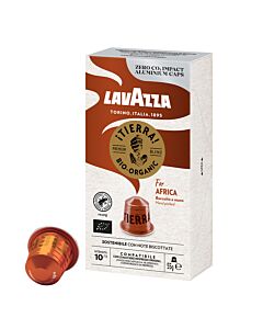 Lavazza Tierra For Africa pak en capsule voor Nespresso
