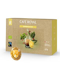 Café Royal Espresso Bio package and capsule for Nespresso® Pro