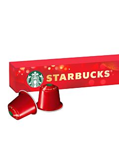 Starbucks Holiday Blend pakke og kapsel til Nespresso
