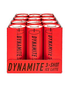 12 drikkeklare Dynamite-iskaffer