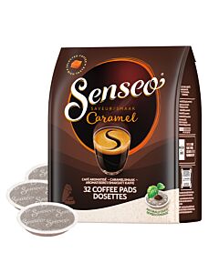 Senseo Caramel package and pods for Senseo