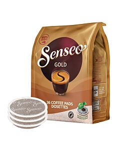 Senseo Gold Packung und Pods für Senseo