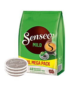 Senseo Mild 48 package and pods for Senseo
