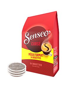 Senseo Corsé 54 package and pods for Senseo
