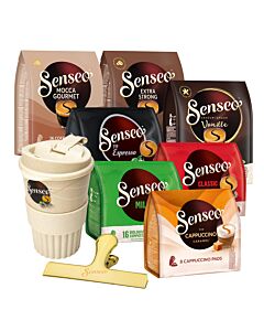 Senseo bundle with 160 pods and 2 cups