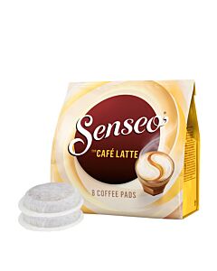 Senseo CafÃ© Latte package and pods for Senseo