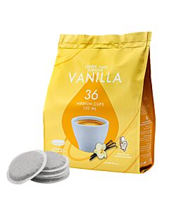 Kaffekapslen Vanilla 36 pak en pads voor Senseo
