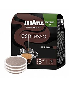 Lavazza Espresso Intenso paket och pods till Senseo
