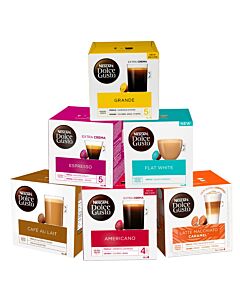 Dolce Gusto Starter pack with 6 varieties