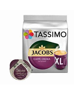 Jacobs Caffè Crema Intenso XL package and capsule for Tassimo