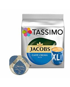 Jacobs CaffÃ¨ Crema Mild XL package and capsule for Tassimo