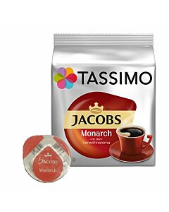 Jacobs Monarch Packung und Kapsel für Tassimo