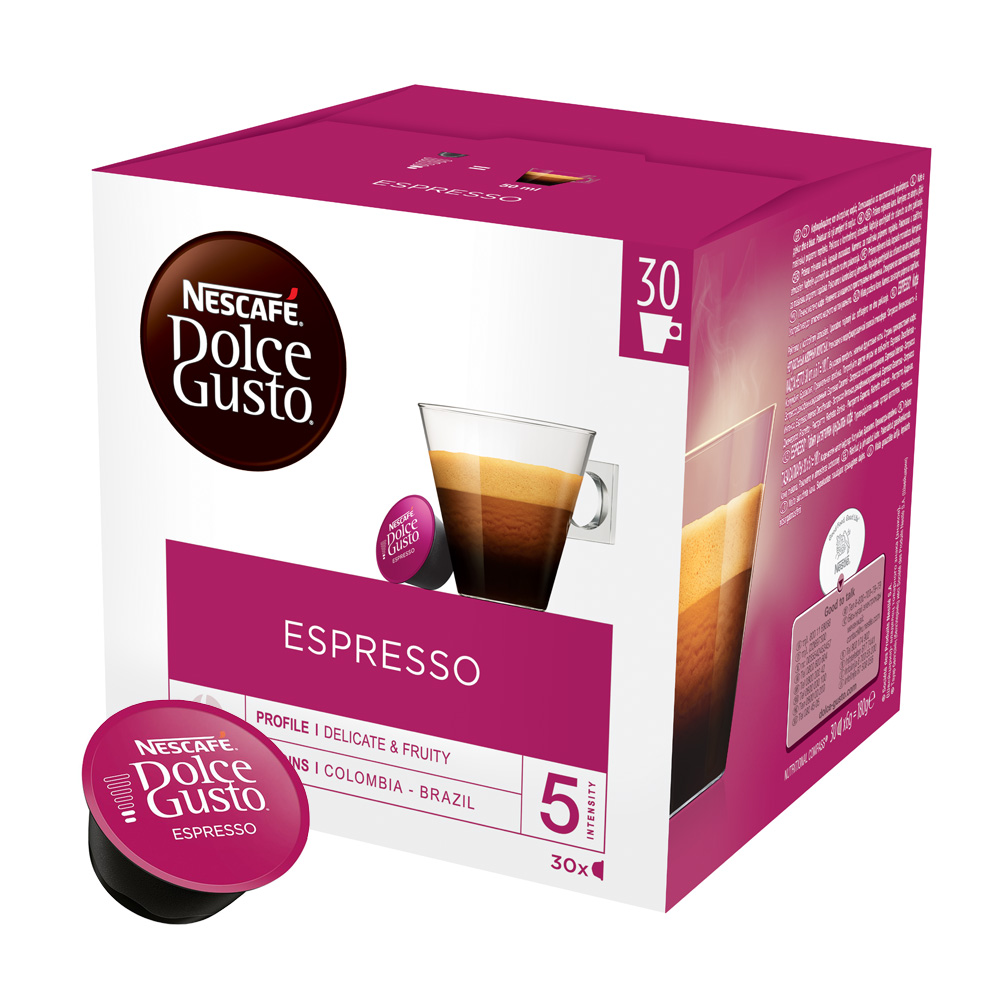 Nescafé Big Pack Espresso till Dolce Gusto. 30 kapslar